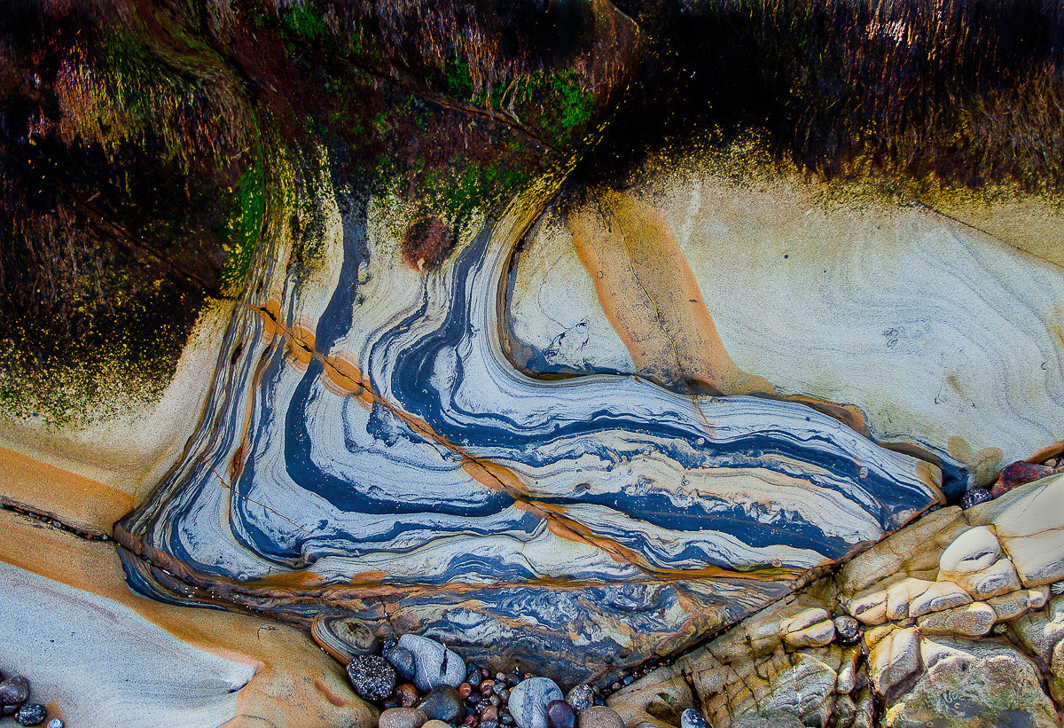 Rock Formation - Weston Beach - Point Lobos